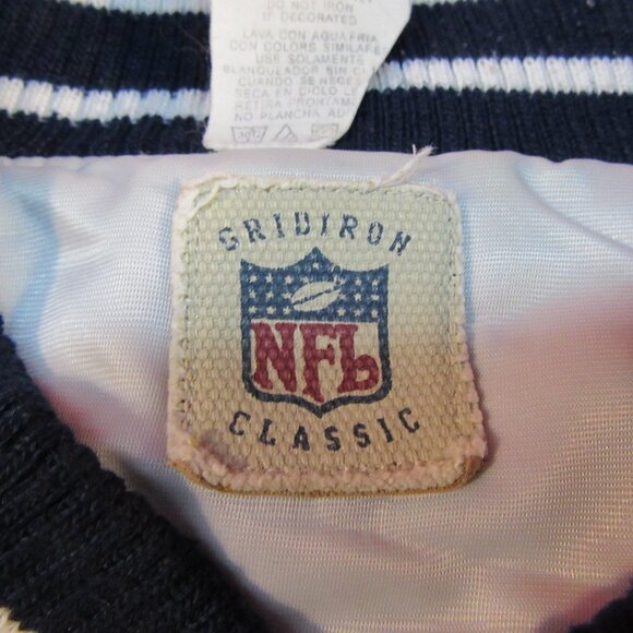 Dallas Cowboys Gridiron Reversible Jacket – Men’s Large – White/Blue – NFL Class - Picture 3 of 16